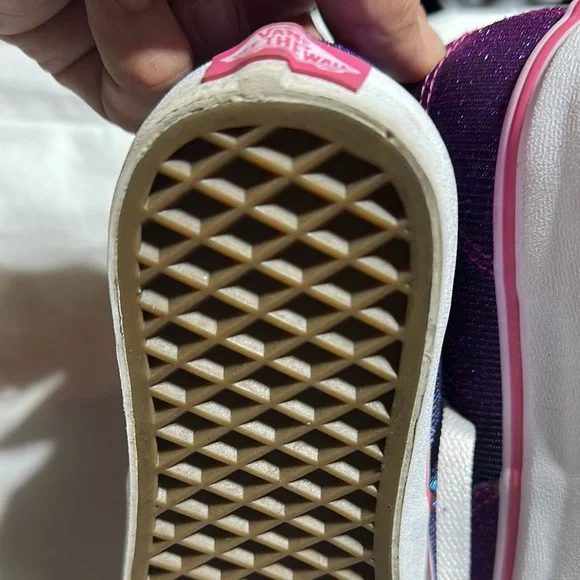 Vans Purple Glitter Sneakers - Picture 6 of 13